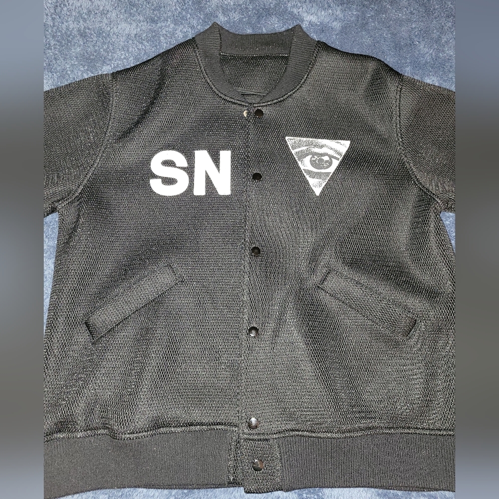 Undercover SN Oversized Mesh Varsity Jacket
